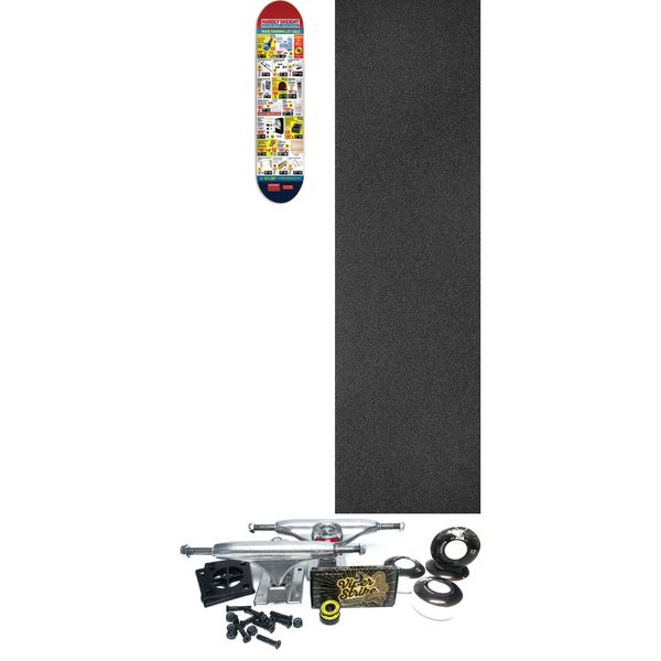 Skate Mental Antonio Durao Hardly Skeight Skateboard Deck - 8.3" x 32" - Complete Skateboard Bundle